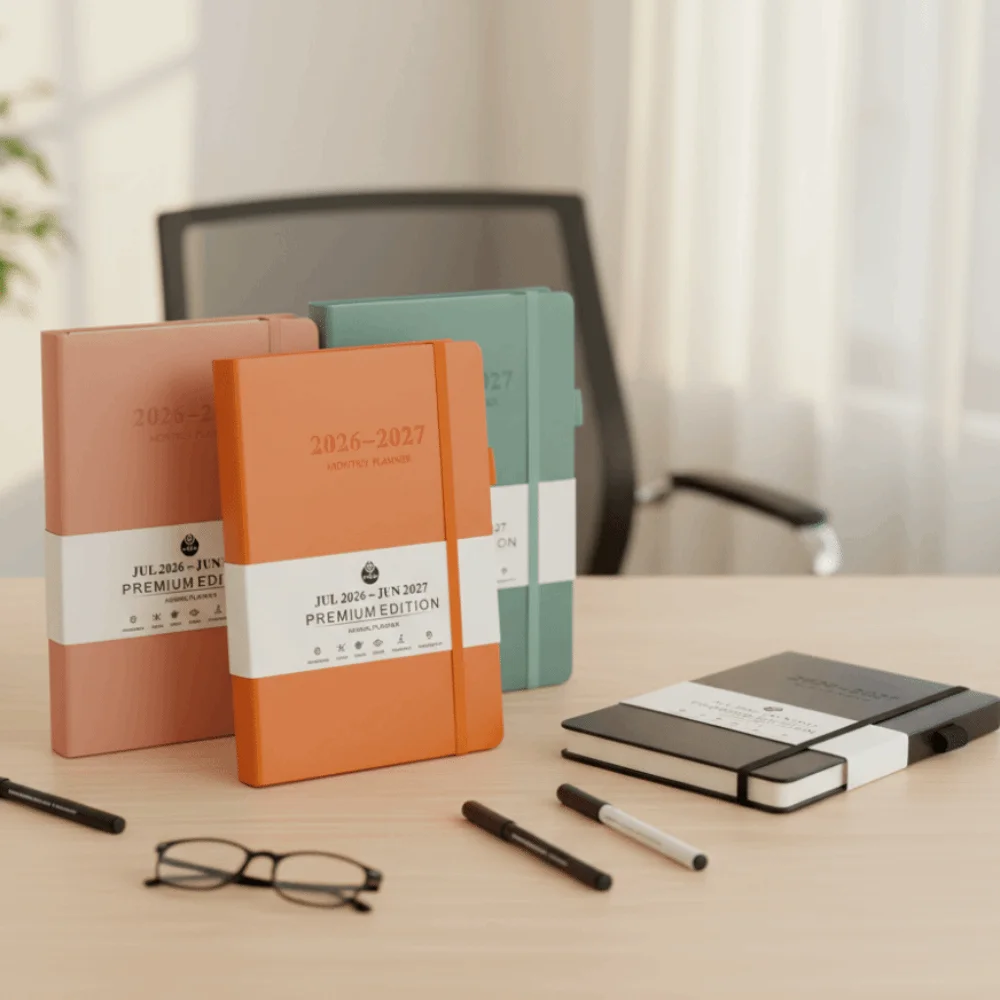 

Ежедневник-планер на 2026 год, износостойкий, с закладками, формат А5, толстая бумага, на 12 месяцев