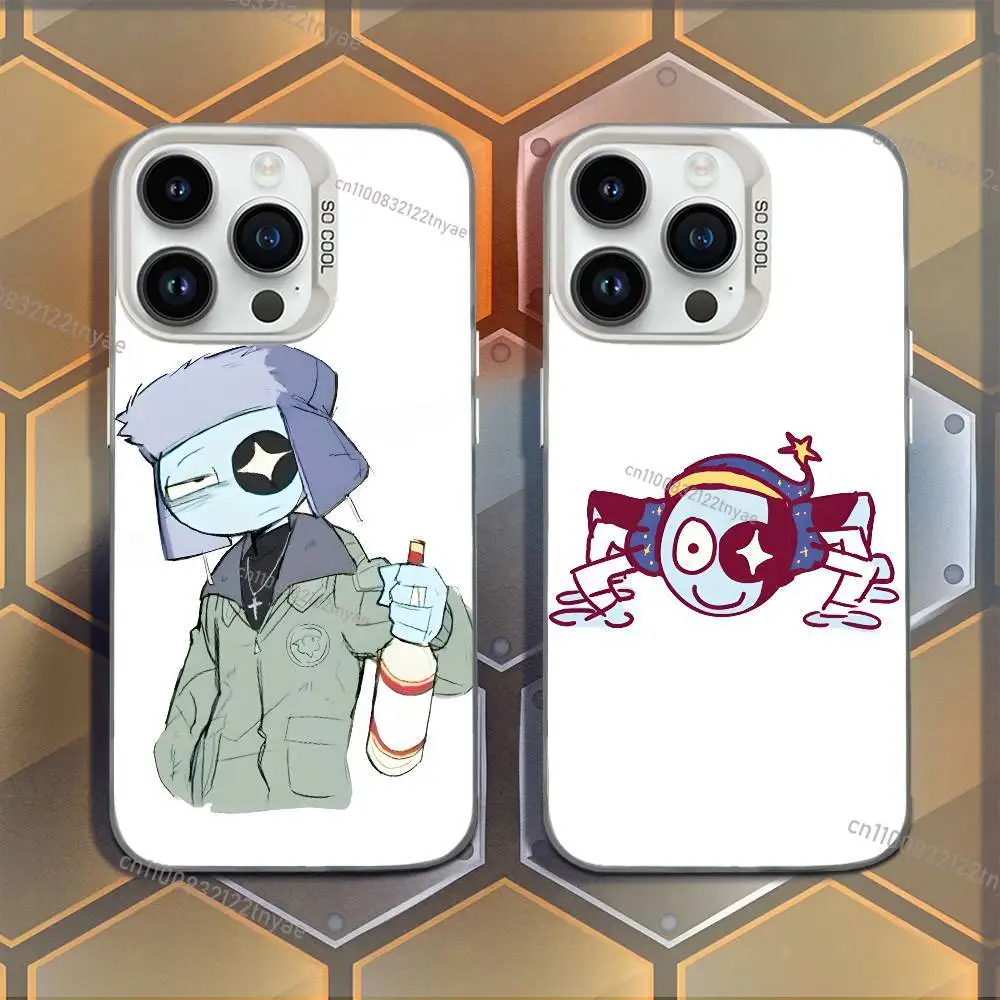 

D-Dandys Game D-Dandys World Phone Case For iPhone 17,16,15,14,13,12,11,Mini,Pro,E,MAX White Candy Matte Shockproof Cover