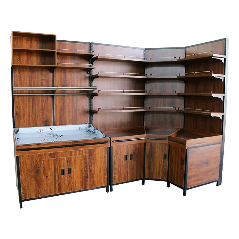 custom.Factory Custom Supermarket Snacks Shelf Bulk Casual Snacks Food Display Racks