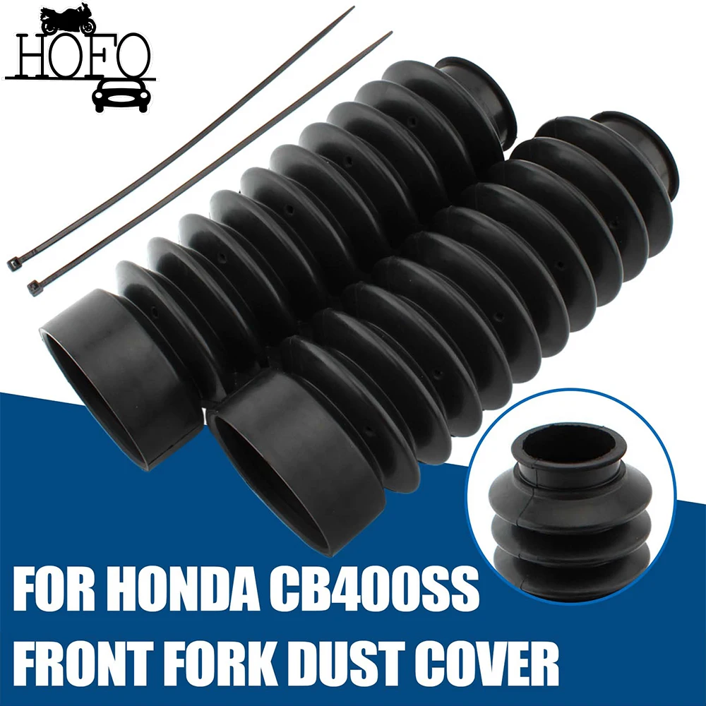 1 Pair Motorcycle Front Fork Shock Absorber Dust Cover Quality Rubber Protector For HONDA CB400SS CL400 CB 400 CB500