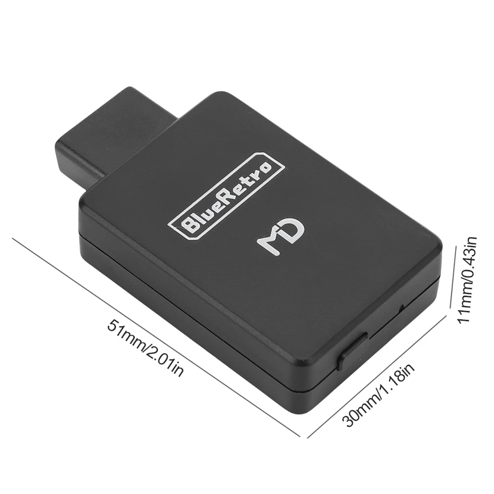 ตัวแปลงคอนโทรลเลอร์ไร้สายรองรับสวิตช์ PS5 PS4 8บิตโดอะแดปเตอร์ตัวควบคุมเกมไร้สายสำหรับคอนโซลเกม Sega Genesis