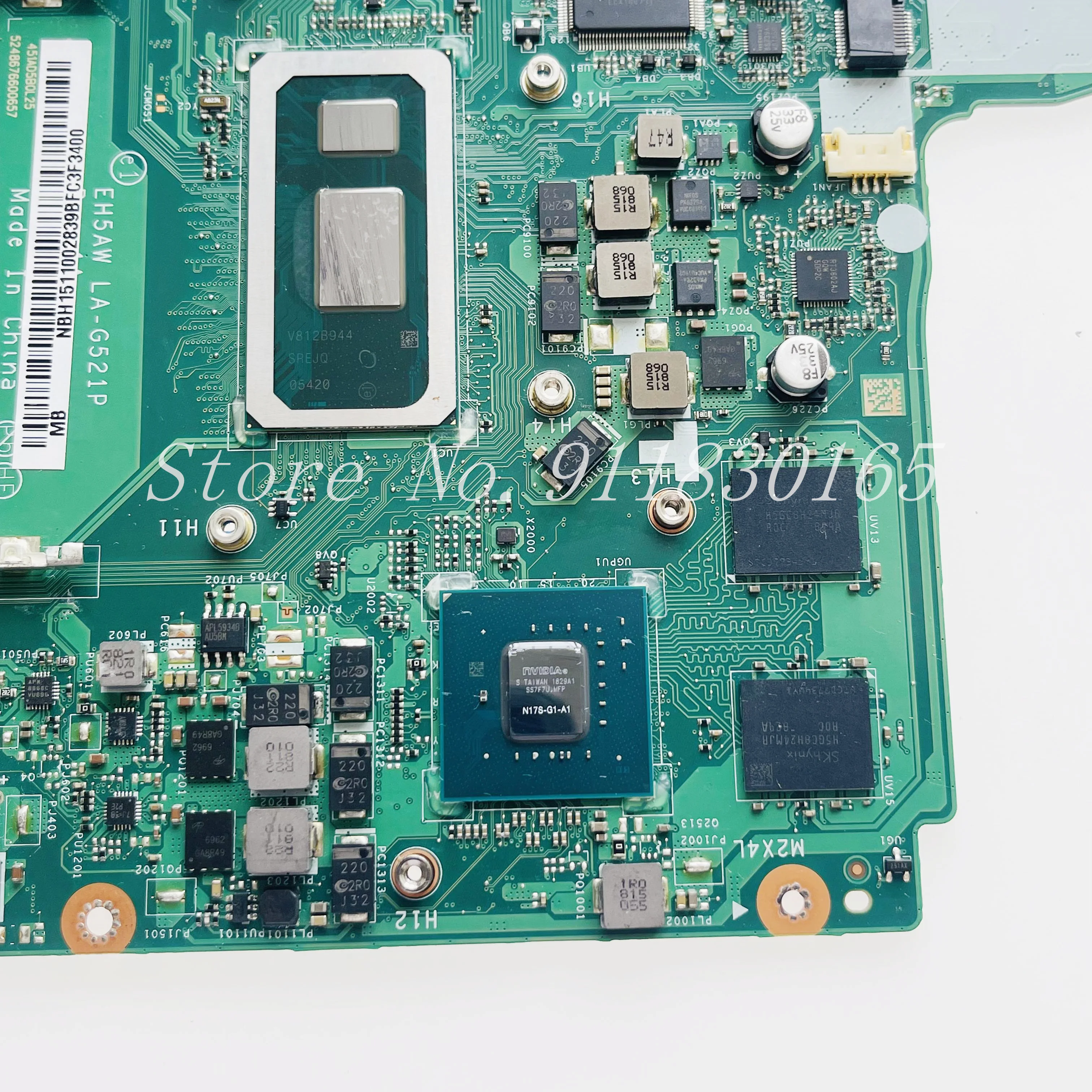 Imagem -04 - Laptop Motherboard para Acer Aspire A51552 A515-52g Eh5aw La-g521p i3 I58265u I79565u Cpu Uma V2g-gpu Ddr4 Mainboard