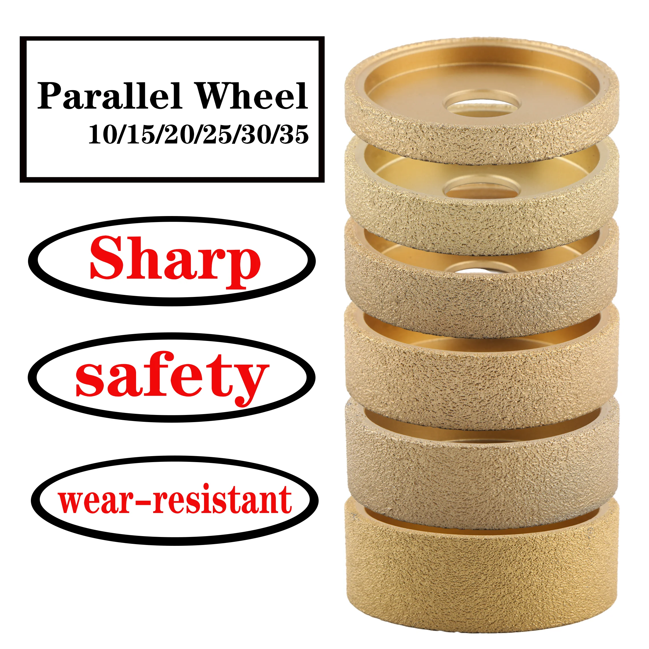 

Толщина 10-35 мм, сухая вакуумная пайка, алмазный шлифовальный круг, параллельный круг для плитки, кварца, мрамора, гранита, камня, бетона, формирование окантовки