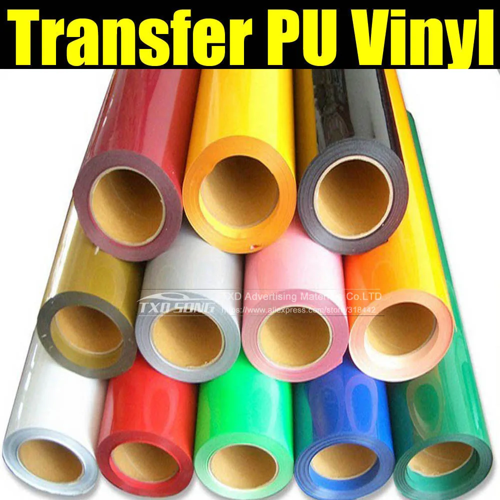 

1 roll 50CM*25M Pu Heat Transfer Vinyl Pattern T-shirt Iron On HTV Printing Heat transfer PU film