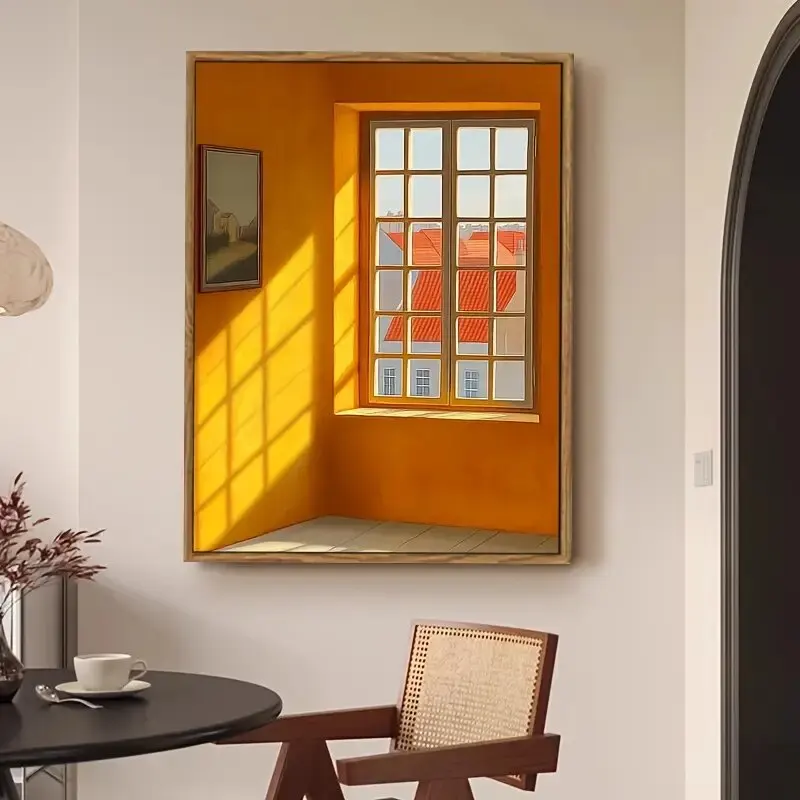 Modern minimalist orange decorative wall art printed canvas paintings - Wall home decoration, perfect gifts and ornaments