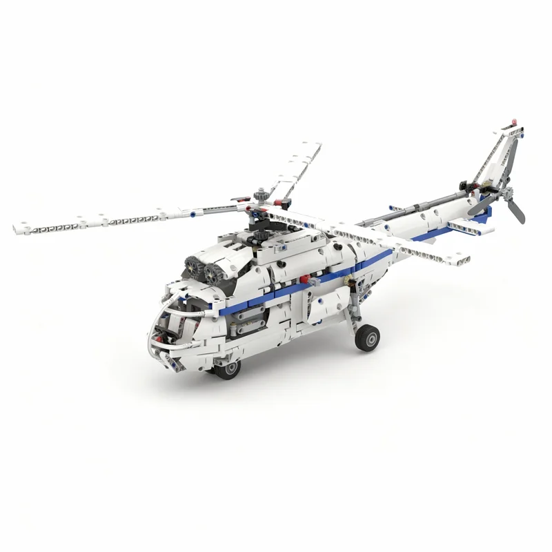 

792pcs MOC Helicopter Technical Model Building Blocks Construction Toy Christmas Gifts DIY Creative Idea Education Assemble