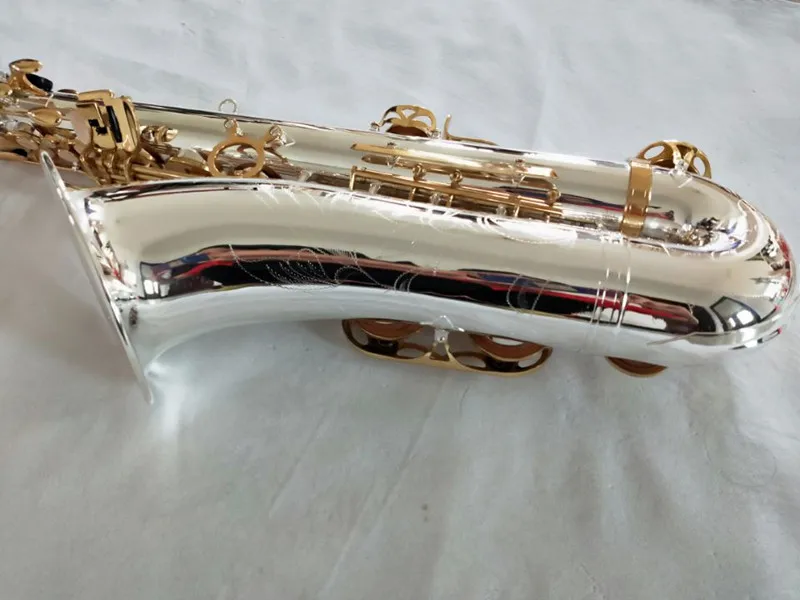 2025 new Professional Tenor Saxophone with Case, Gold Key Sax Mouthpiece Patches, Reeds Bend Neck, New, T-WO37