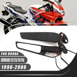 For Honda CBR600F/F2/F3/F4/F4i 1990-2006 CBR600 Motorcycle Aluminium Adjustable Rotate Sports Winglets Wing Stealth Mirrors