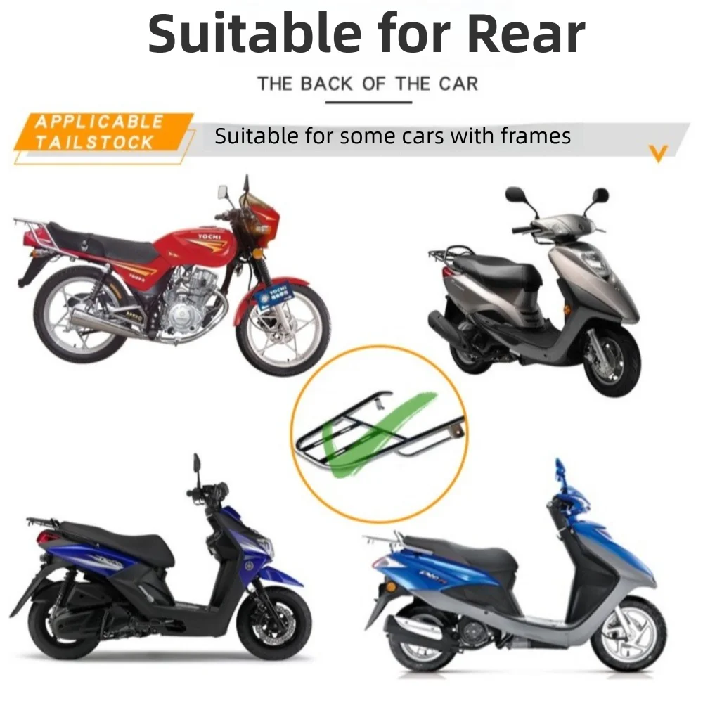 New Universal Motorcycle Tail Box Large Capacity Thickened Electric Bike Motor Case Motorcycle Trunk Box Helmet Storage