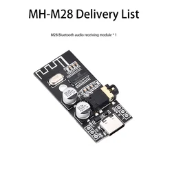 MH-MX28 Wireless Bluetooth Audio Module Type-C Dual Channel Stereo Lossless Decoder Sound Module Wireless BT MP3 Audio Receiver