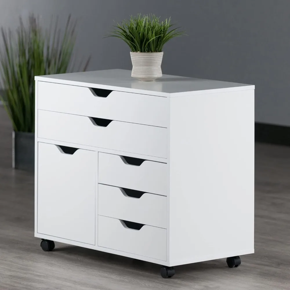 

Wood Cabinet, 2 Large Drawer with 3 Small Drawer