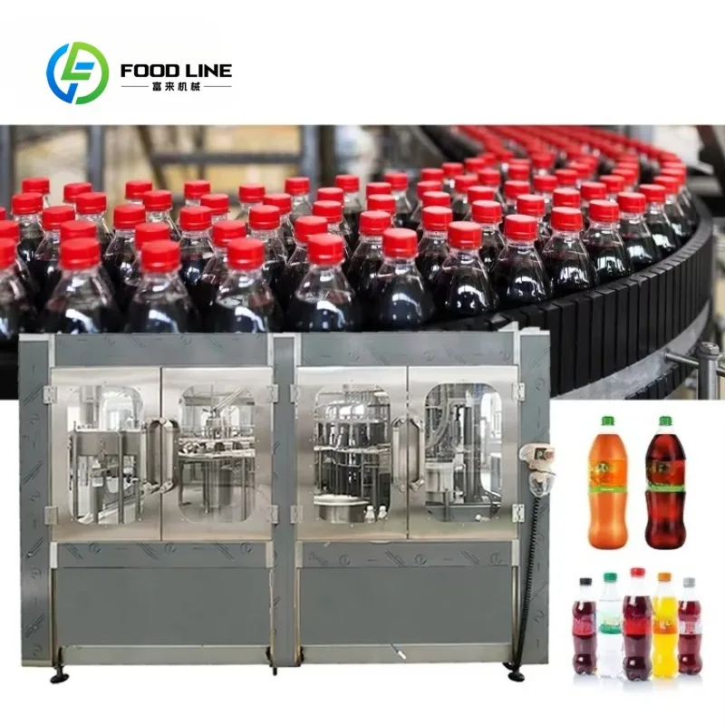 Automatic Fruit Juice Filling Machine Washing Filling Capping  Beverage Production Line for Plastic Bottle