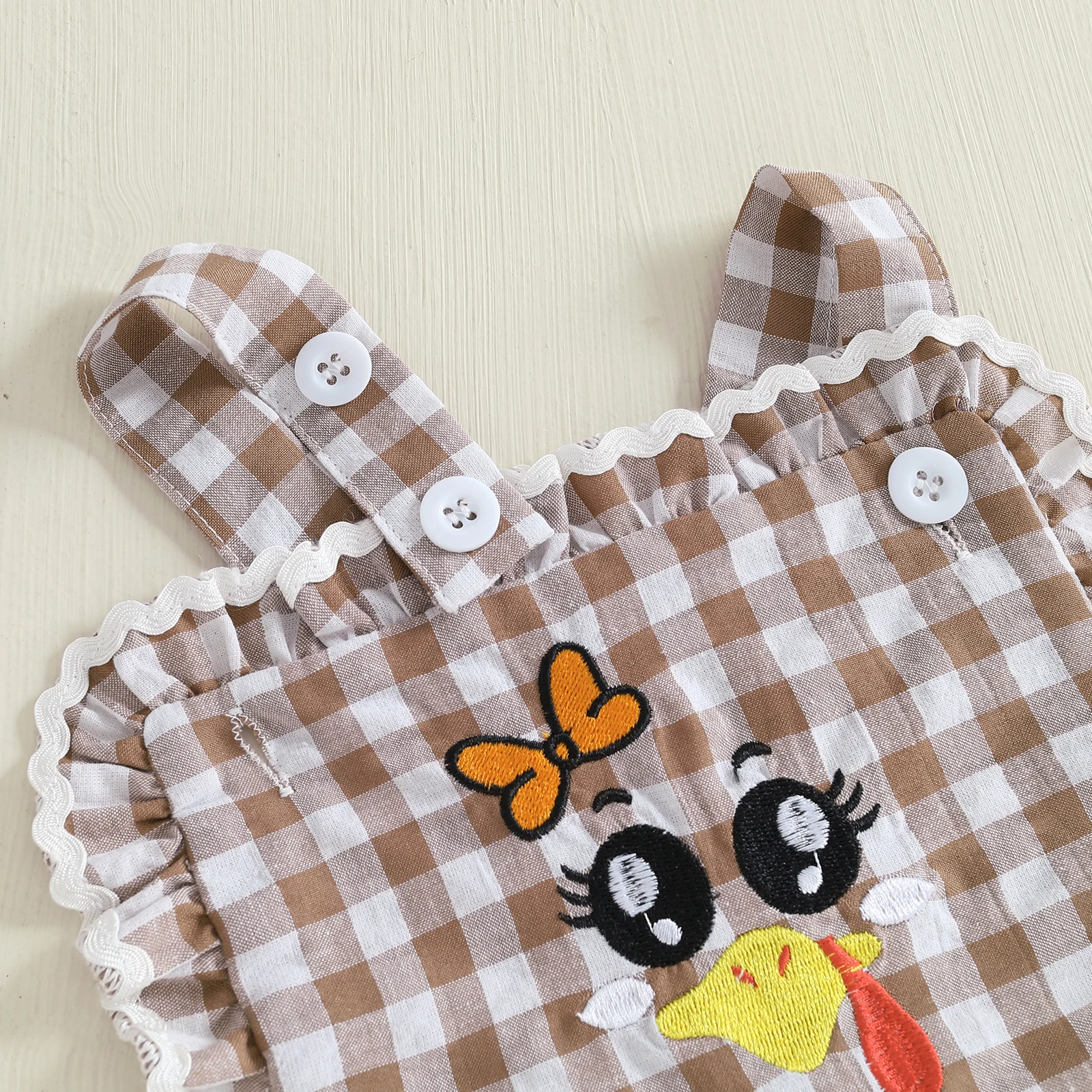 طفل رضيع فتاة الشكر وزرة تركيا رومبير طويل متوهج بذلة 6 12 18 24 أشهر 2 3 4 5 سنة #4