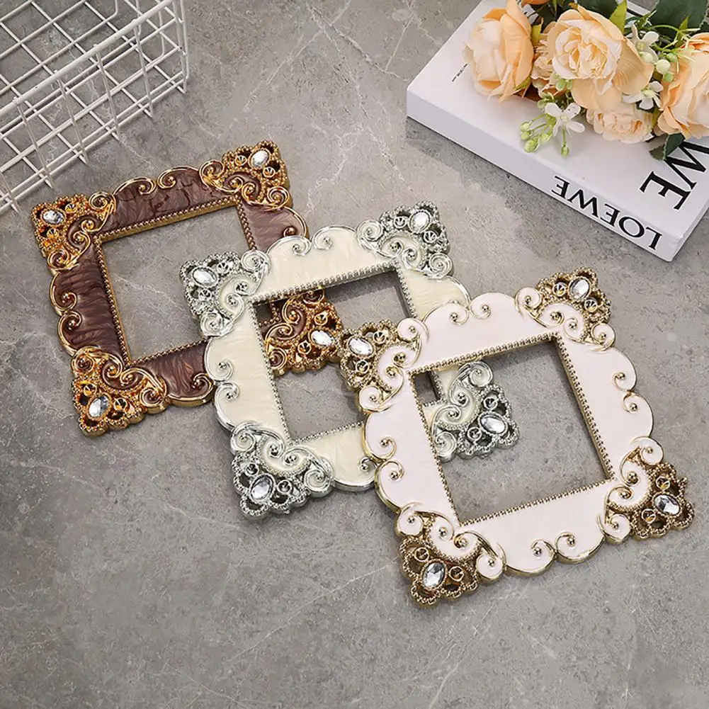 

Dropshipping!! European Style Switch Sticker Aesthetical Rose Edge Classic Lace Design Outlet Sticker Office Decoration
