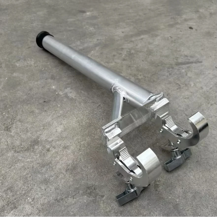 Aluminum double-clamp lighting hook truss for movable lighting Metal material movable truss display