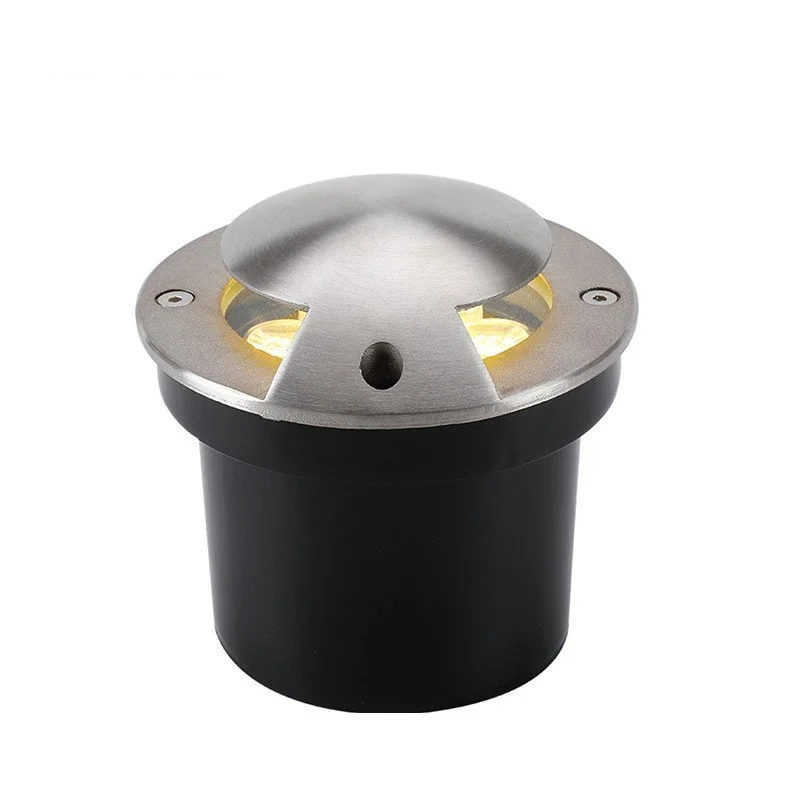 

embedded stainless steel courtyard ground lamp outdoor waterproof step walkway lamp IP67 Side illuminated underground lamp