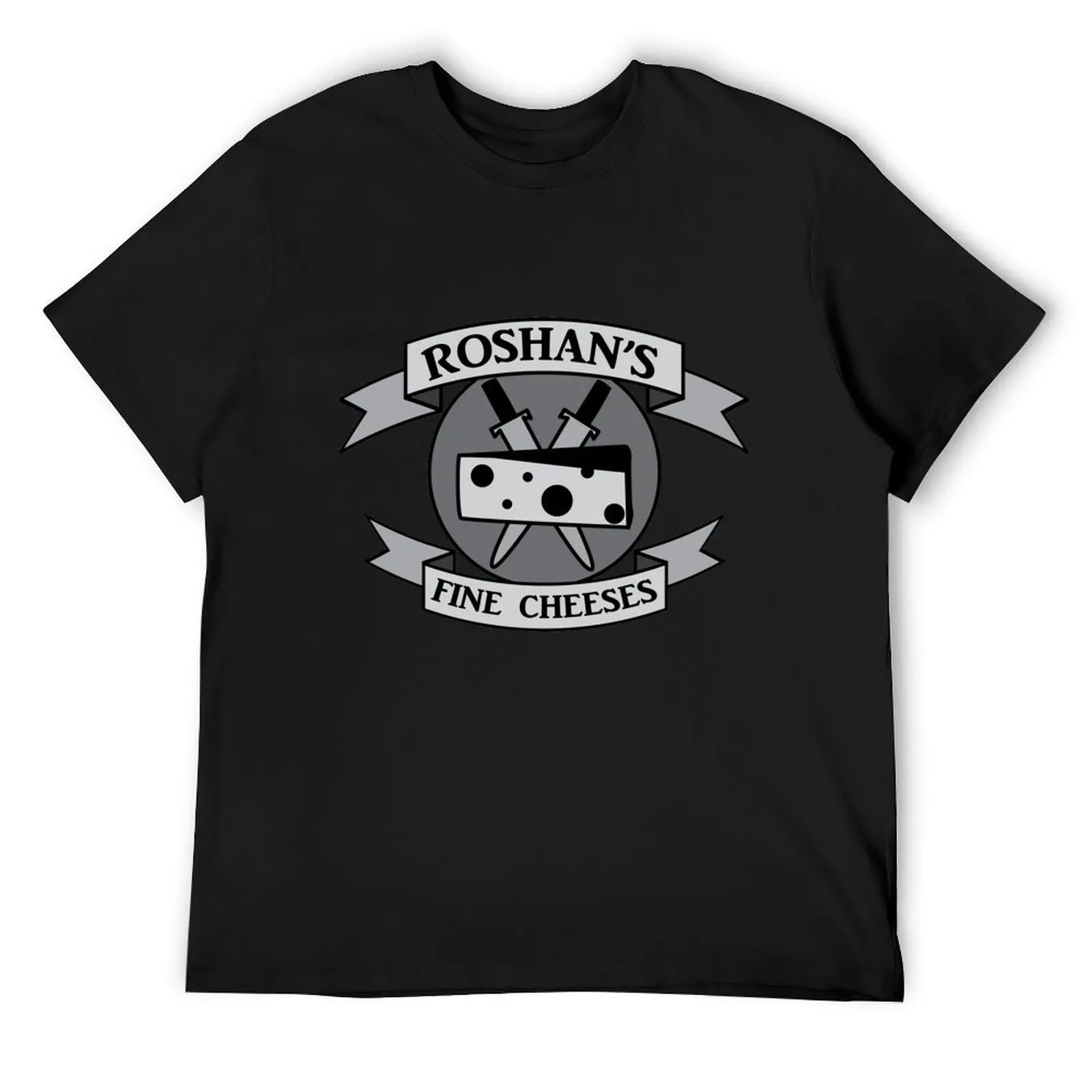 

Roshan's Fine Cheeses T-Shirt T-shirts oversize custom t-shirts anime stuff shirts men