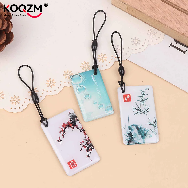 Blank 13.56Mhz IC Card Tuya TTlock BLE Electronic Smart Door Lock Card Digital Smart Fingerprint Locks Unlock Small RFID Card