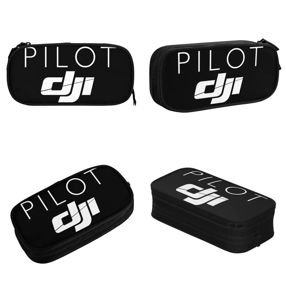 Dji Drone Pilot Pencil Cases Fashion Pen Bags Student Large Storage Students School Gifts Pencilcases