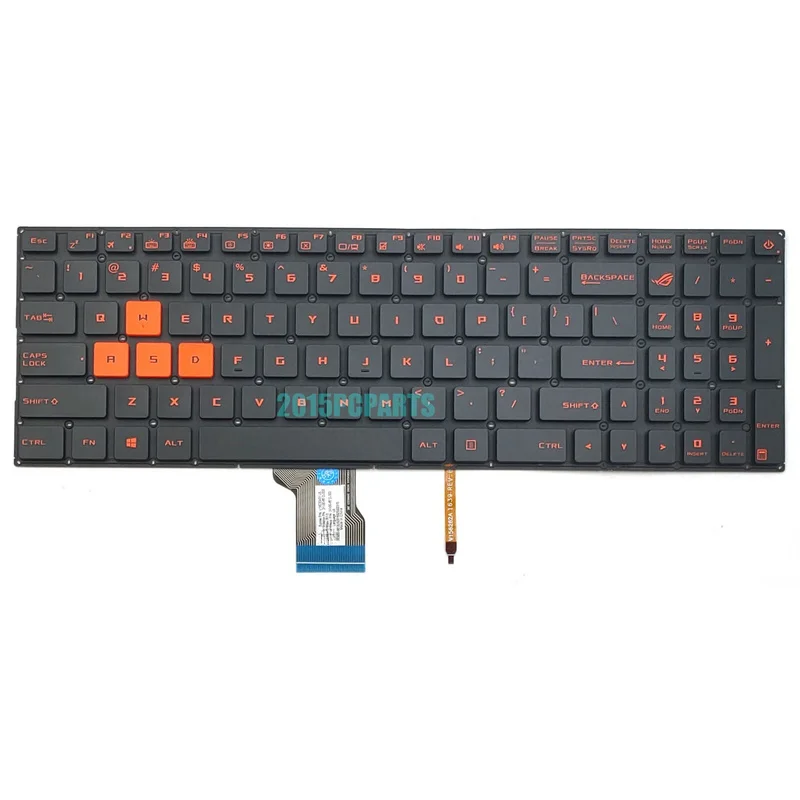 A+New Asus ROG Strix GL502V GL502VM GL502VS GL502VT GL502VY Keyboard US backlit