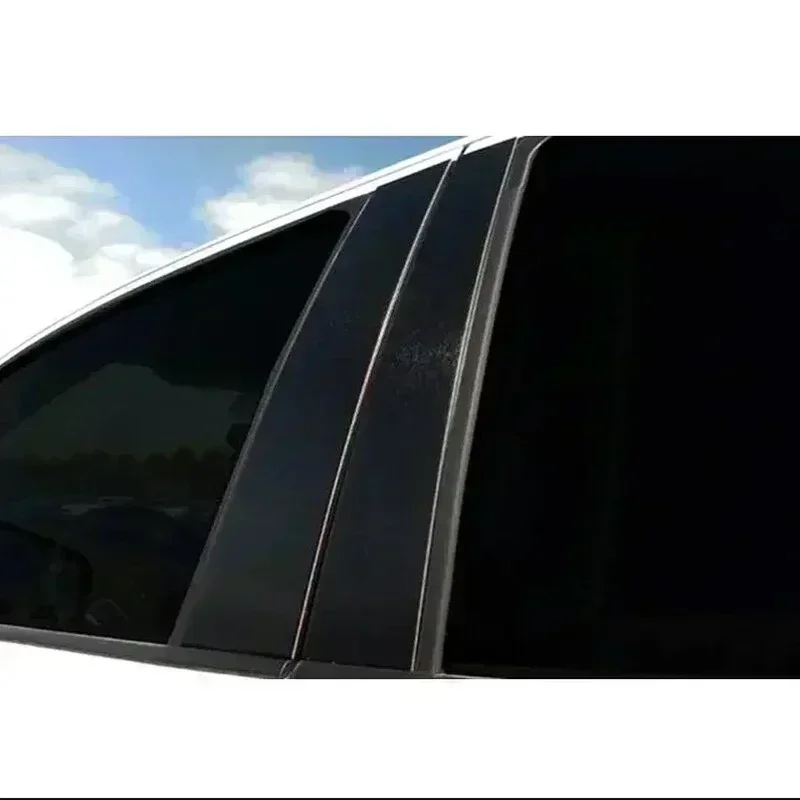 

6Pcs Car Window Door Matt Black Pillar Posts Trims Stickers For Chrysler 300/300C Dodge Magnum 2005 2006-2010 Column Accessories