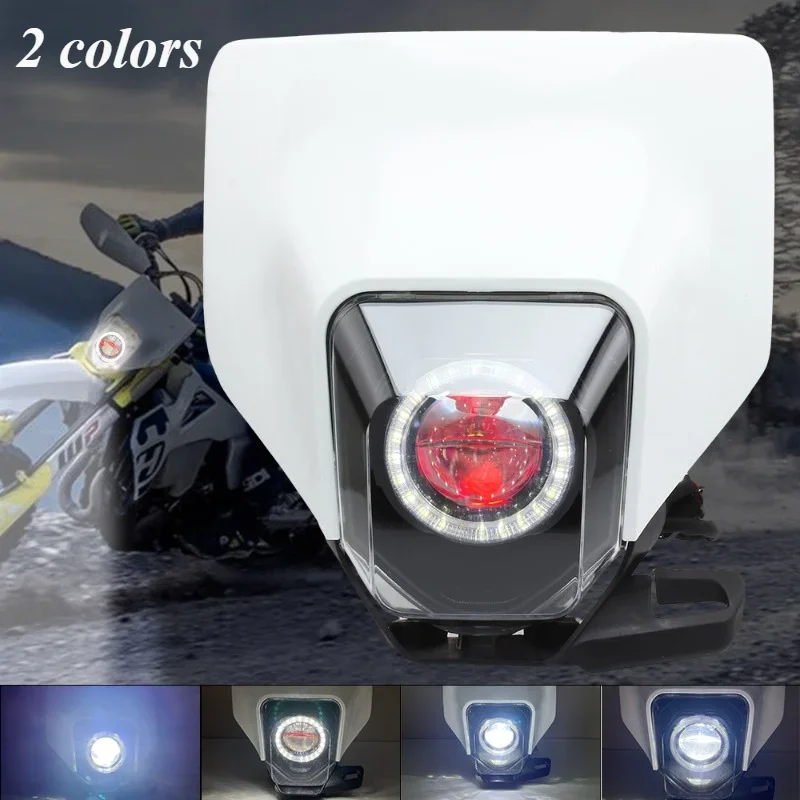 

Headlamp Motorcycle Headlight Round Head Lamp Light For Husqvarna FC TC TE FE FX TX 125 250-450 501 FE250 FC250 TE300 K16 KTM