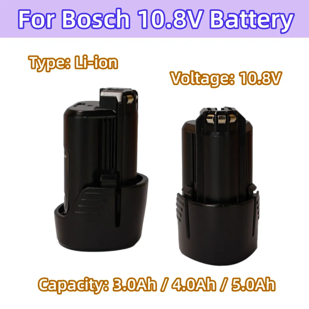 

10.8V 3000/4000/5000mAh Li-ion Rechargeable Battery For Bosch BAT414 BAT411 BAT412 Cordless Tool Replaceable Battery