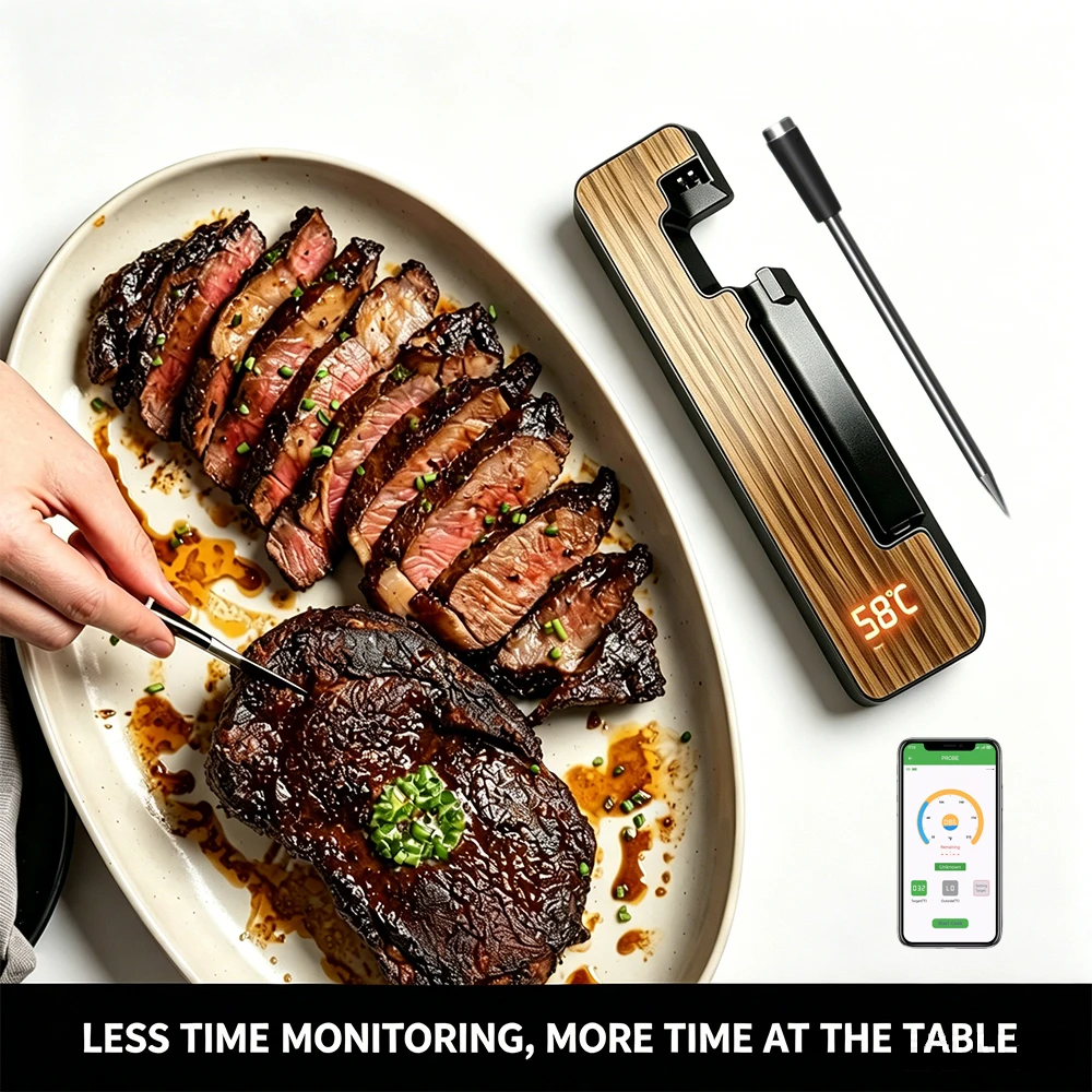 Uygulama Kontrollü Kablosuz Et - Meat Thermometer incelemesi ve fiyatı