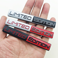 3d Metal Logo Limited Edition Emblem Car Front Grill Bdage Rear Trunk Fender Sticker Auto Racing Motorcycle Decal Accessories