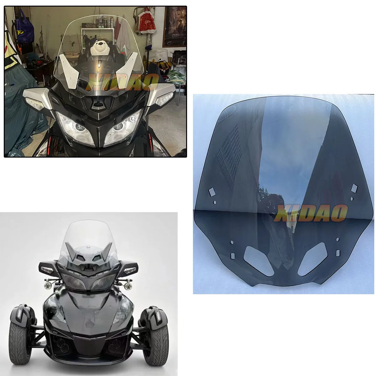 Fit For Can-Am Spyder RTS RT-S Administrative version Rt Limited Front windshield lens glass guide cover windshield