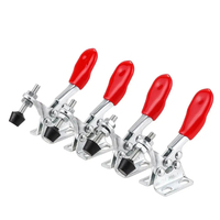 Horizontal Toggle Clamp Quick-Release Toggle Clamps Set 201/201B/201C/225D Woodworking Fix Clip Tool for Carpentry