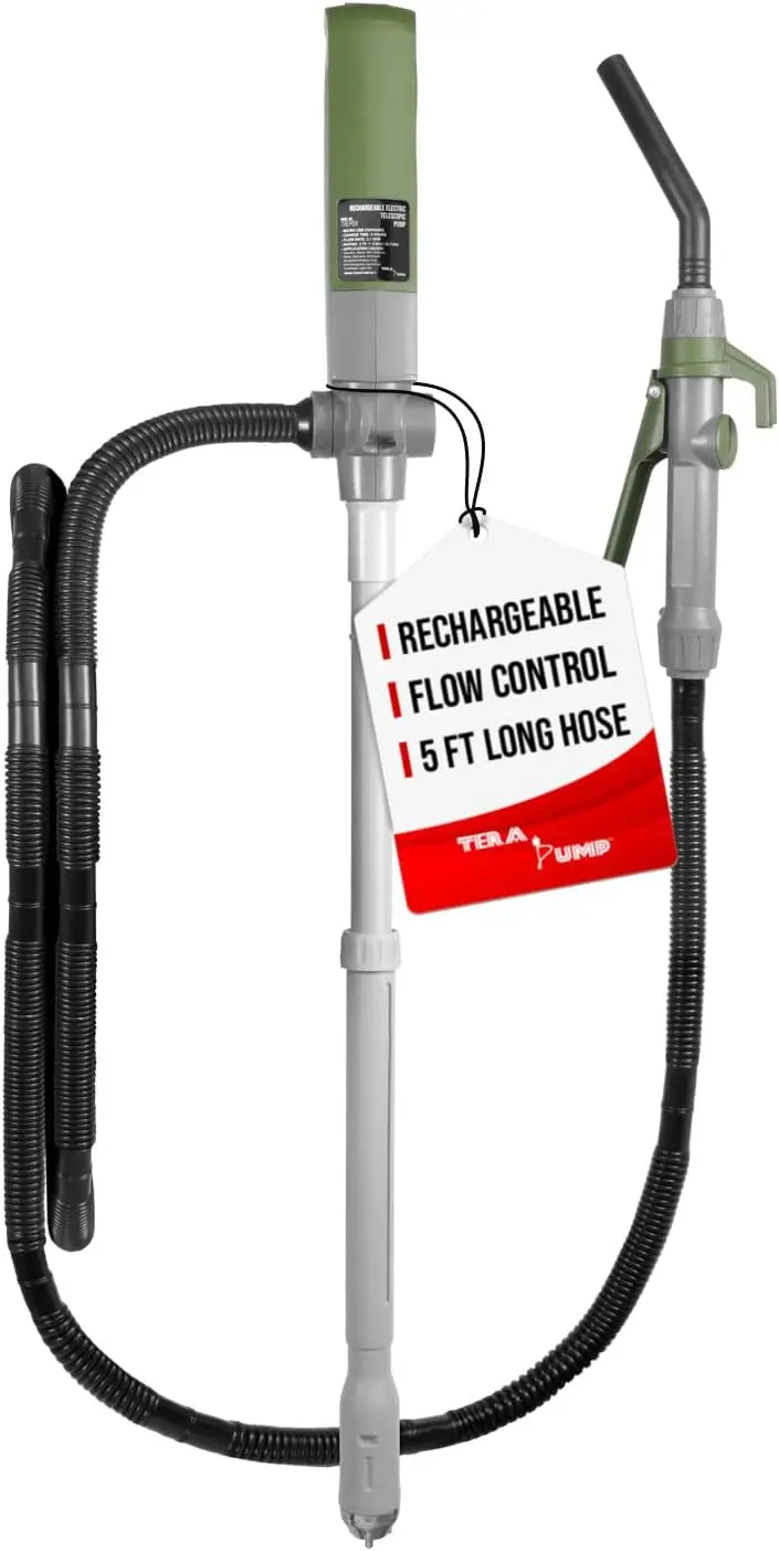 Далекий гени. 2 мощных перекачки жидкости с аккумуляторной батареей (до 20% быстрым расходом, 10,3 л/мин)