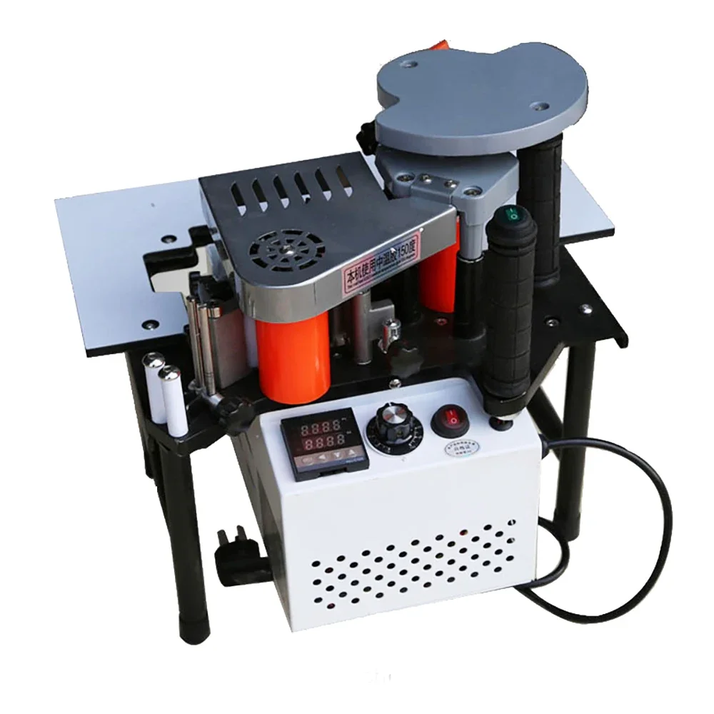 Manual Edge Banding Machine Double Side Gluing Portable Edge Bander Woodworking Edge Banding Machine 220V 1200W