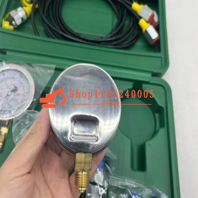 Hydraulic Pressure Gauge 3 Gauge Construction Machinery Parts Excavator Hydraulic Gauge