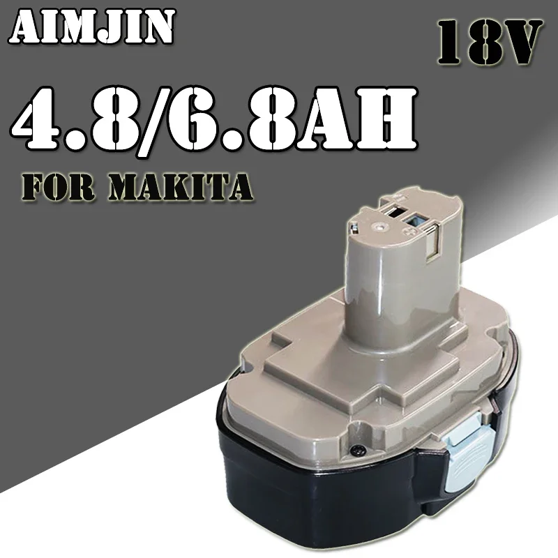 

New 18V 4800/6800mAh Ni-MH Replacement Battery for Makita 1822 1823 1834 1835 192827-3 192829-9 193159-1 193140-2 193102