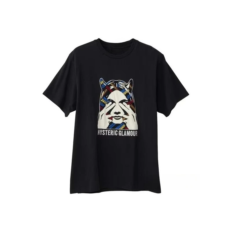 Vintage Hysterical Glamour Bedrucktes T-Shirt für Männer und Frauen Baumwoll-T-Shirt Herren-T-Shirts 2026 Sommer Herrenkleidung Neues T-Shirt Streetwear – Detail 6