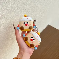 Cartoon Cute Honey Jar Bread For Huawei Freebuds Clip 4 5 4i 5i Pro 2 3 SE2 Cases Silicone Earphone Cover For HUAWEI Freebuds 5i