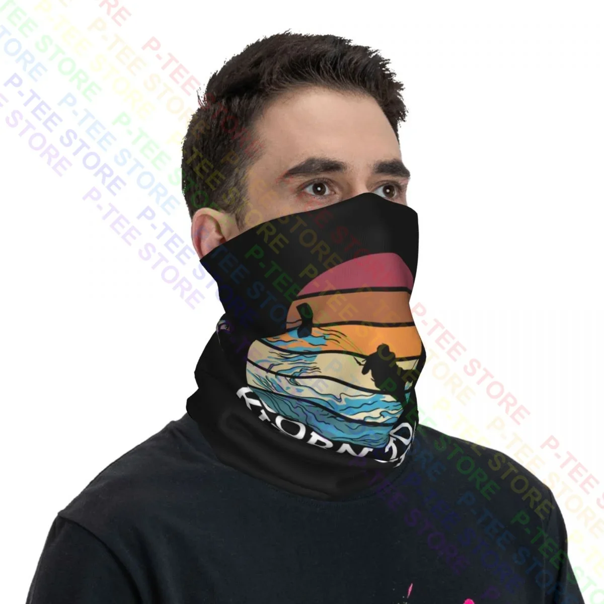 Born To Kite 서핑 선셋 비치 서핑, 목 각반, 반다나 스카프, 페이스 마스크, 하이킹 낚시, 야외 스포츠