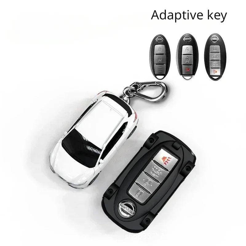 For Nissan Qashqai Key Case Car Model Case Remote Control Protector Rogue Sport Keychain Accessory Surprise Gift Car Decoration