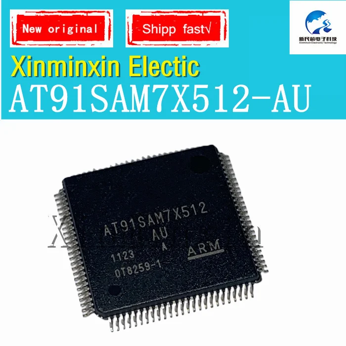 

1PCS/LOT AT91SAM7X512-AU AT91SAM7X512 AT91SAM7X512 AU QFP-100 IC Chip New Original