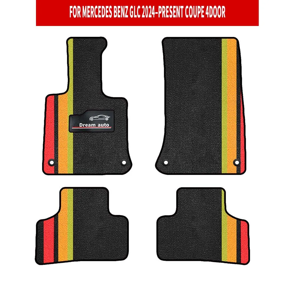 

Custom Car Floor Mats For MERCEDES BENZ GLC 2024–2025 Coupe 4door Waterproof Auto Carpets Foot Coche Accessorie