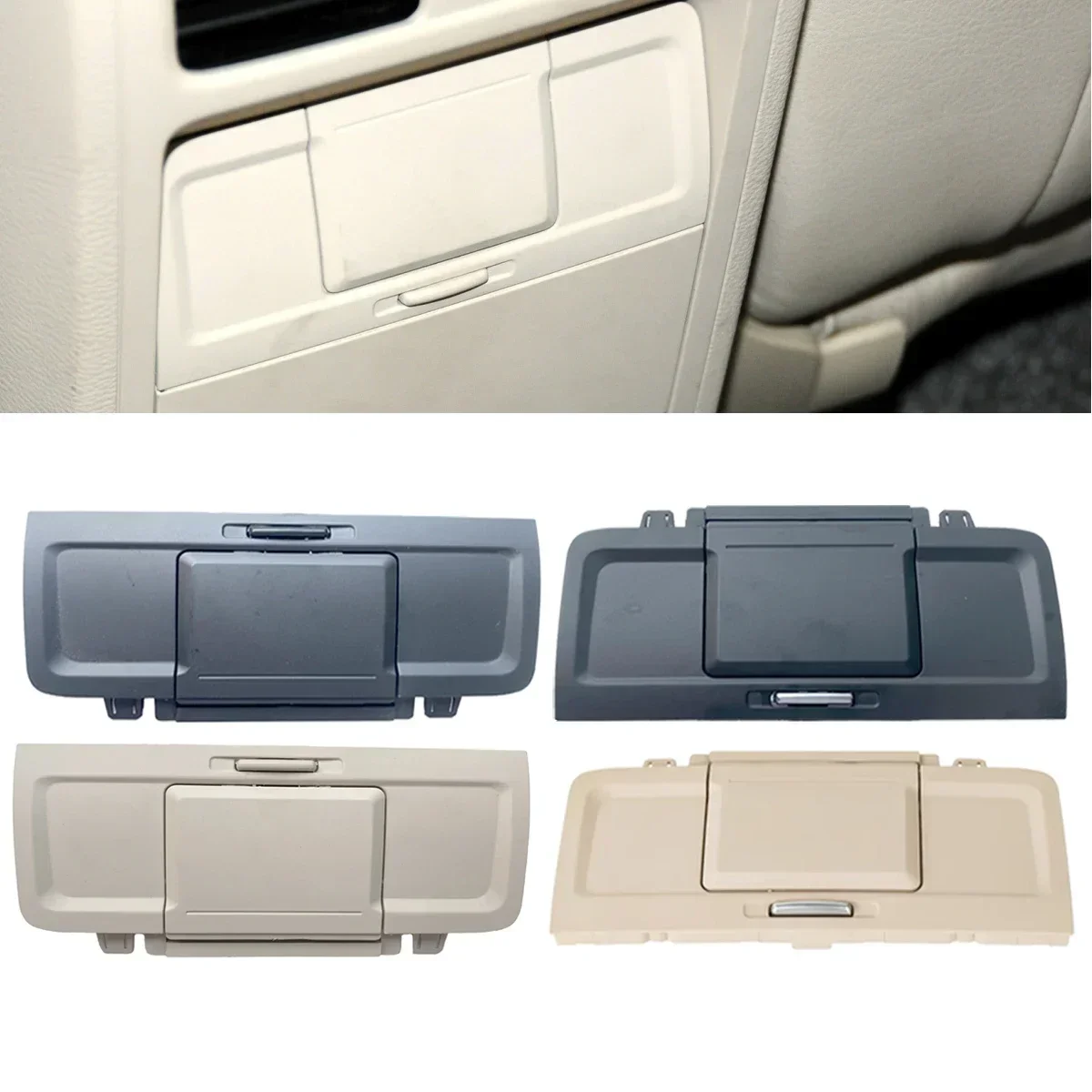 

GEFENSI X1 Center Armrest Box Rear Seat Power Socket Flap Cover Panel Trim For VW EU Passat B6 B7 Variant CC 357 358 R Line 3C08