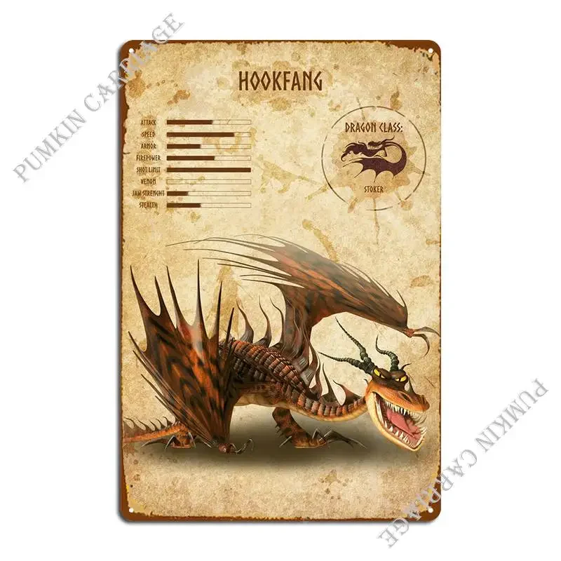 Hookfang металлические вывески ржавый кинотеатр гостиная Настенный декор жестяная вывеска плакат