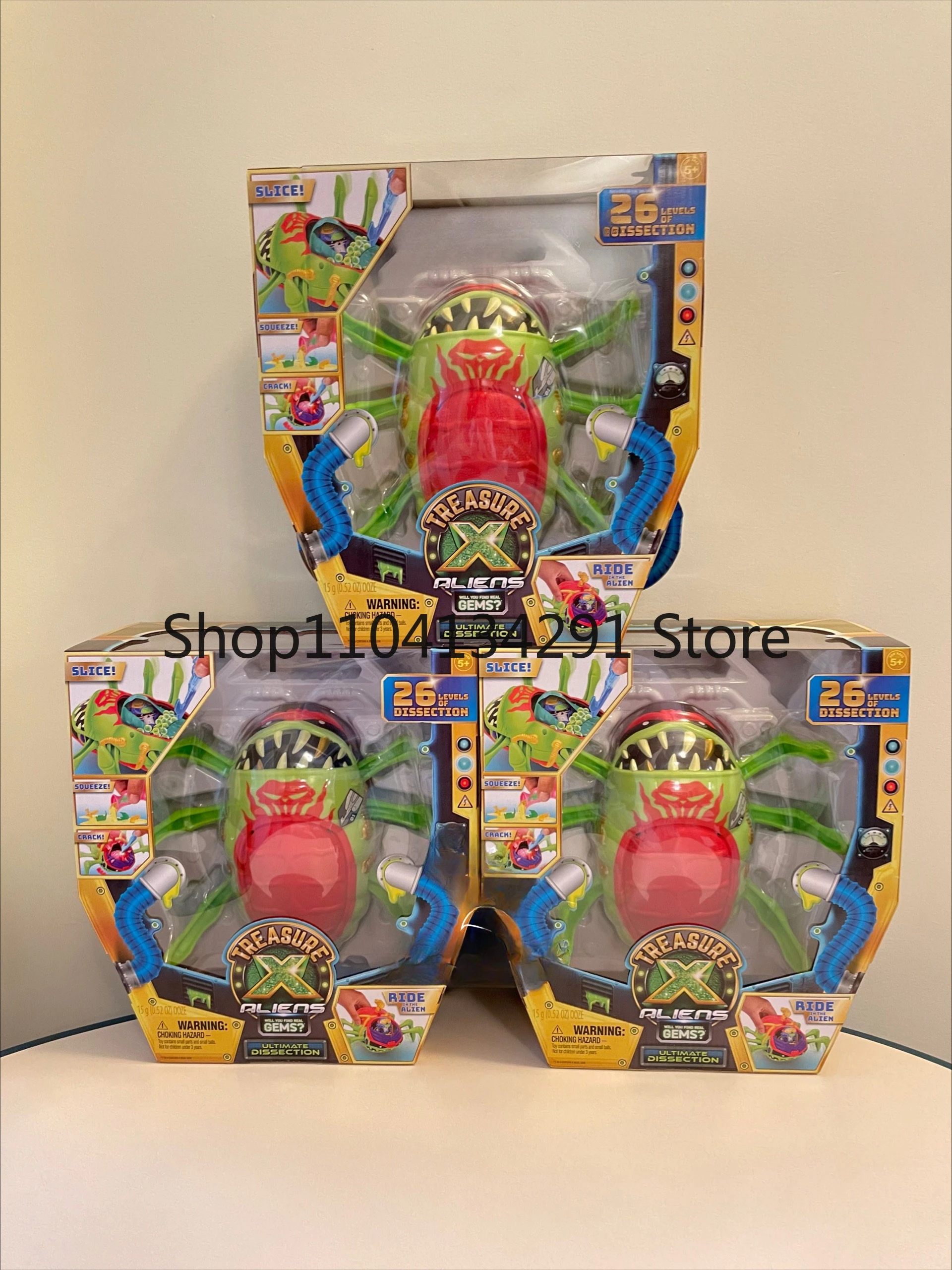 Trésor Original X trésor d'or Alien chasse au trésor creuser Slime boue aveugle boîte jouet Figurine modèle