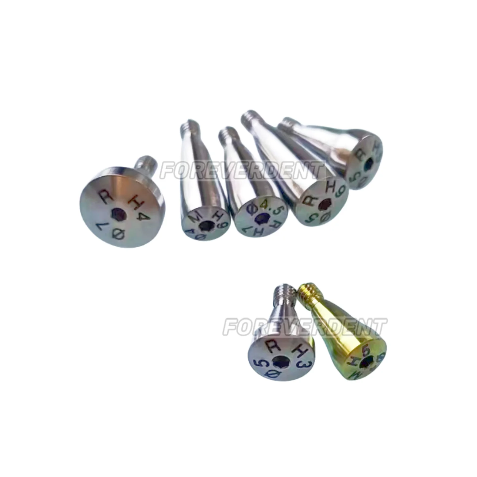 10Pcs Dental Healing Abutment for Osstem Healing Base Transfer Rod Healing Caps Oral Accessories Implant Instruments