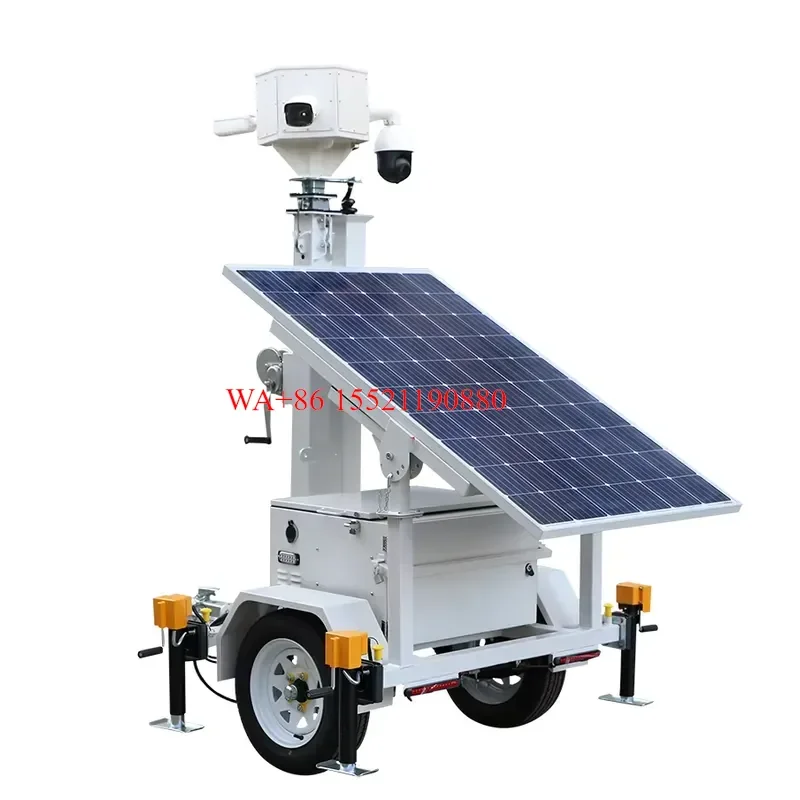 WMWMNU Mobile Solar Trailer for Portable Power Generation and Outdoor Energy Supply