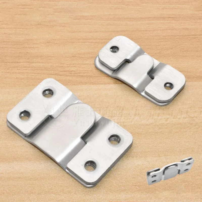 

4pcs Heavy duty wall picture frame hanger Display hook Sectional sofa bed Interlocking Mount Bracket Furniture Connector Screw