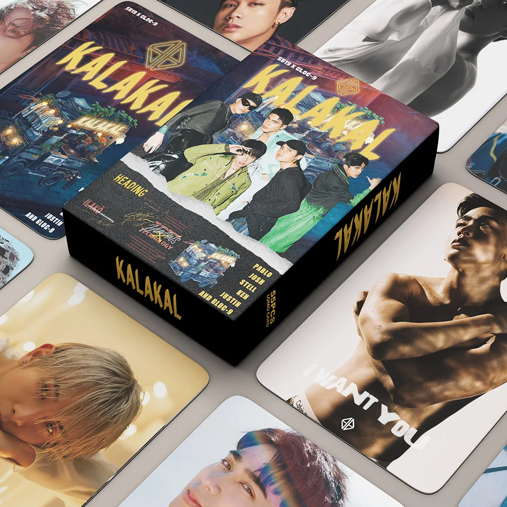 55Pcs/box SB19 Photocards Two Sides LOMO Cards Sound Break 19 Selfie-card Stell Pablo Josh Fans Support Collectible Gift Card