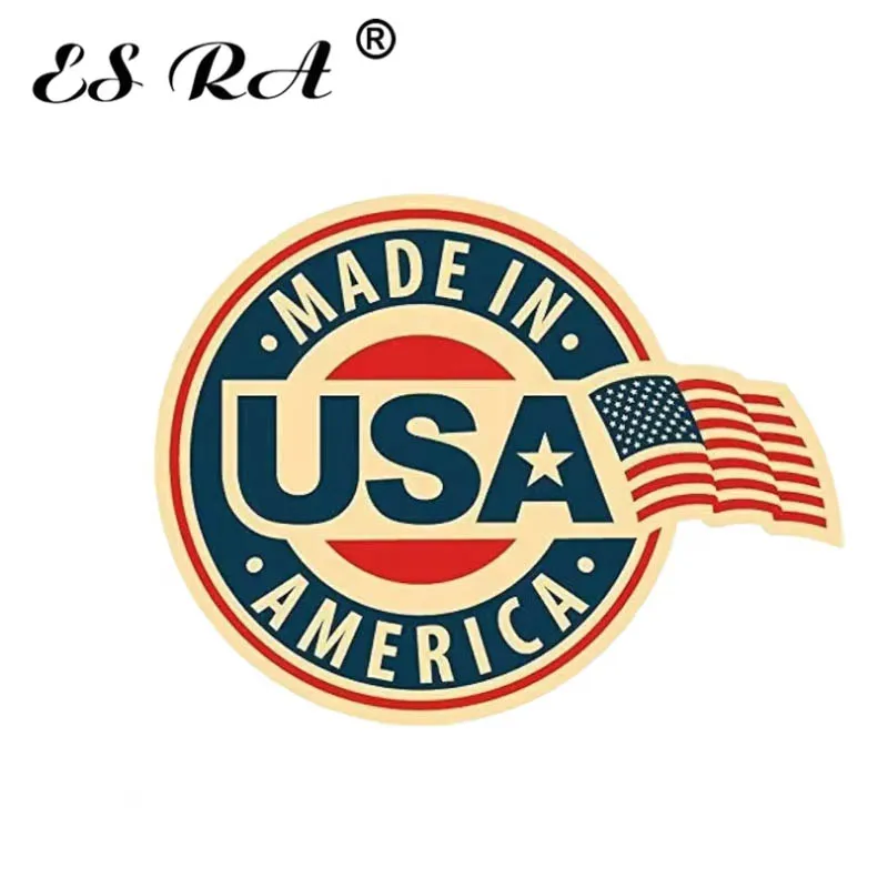 Feito nos EUA Sinal Adesivos Slogan Laptop Decalques Pegatinas à prova d'água para capacete jarro mala stikers