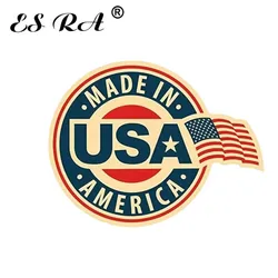 Made in USA Sign Stickers Slogan Laptop Decals Pegatinas Waterproof for Helmet Pitcher Suitcase Stikers
